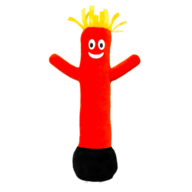 Funny Wacky Wavy Inflatable Tube Man Plush Toy - Dancing Air Dancer for Parties, Events, and Home Decor