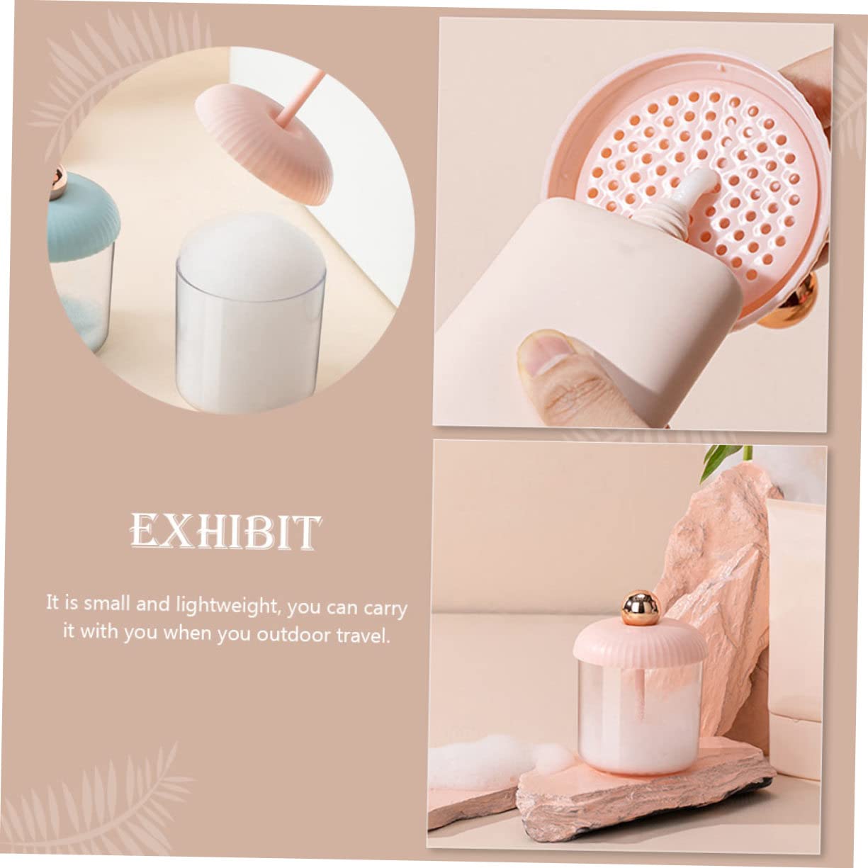 2-Piece Facial Foaming Bubble Maker Set - Easy to Use Foamer Device for Skincare & Bath | Perfect for Spa, Facial Cleansing & Relaxation