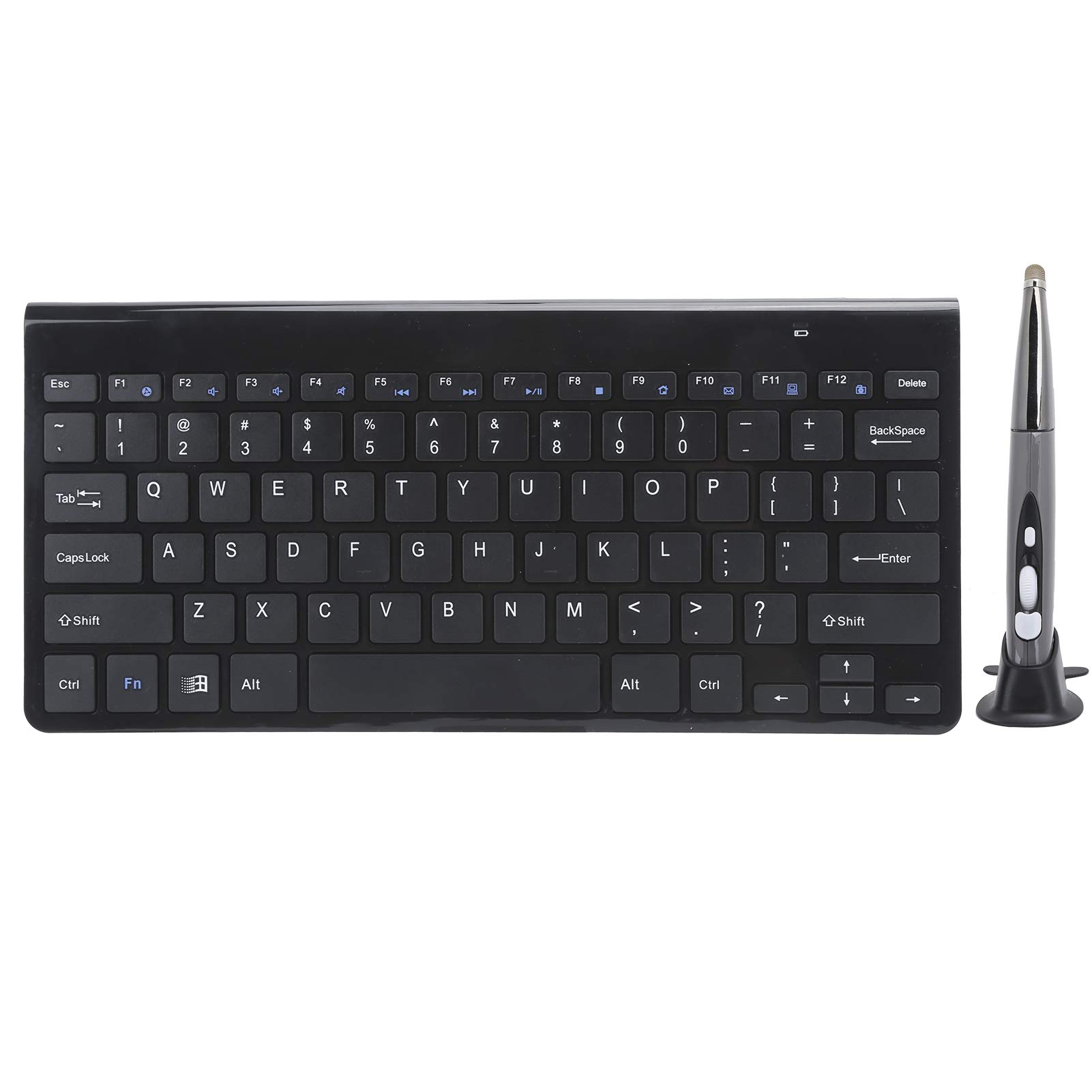 2.4GHz Wireless Keyboard and Mouse Combo with Optical Pen - Portable Set for Laptop, PC, Phone (Windows/OS X/Android) - Adjustable 800/1600 DPI - Ideal for Office Work, Remote Learning & Digital Note-Taking