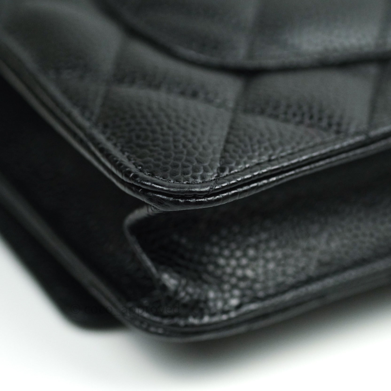 Chanel Caviar Quilted Wallet on Chain WOC Black Gold Hardware - Luxury Crossbody Bag for Women, Perfect for Evening Events & Daily Use