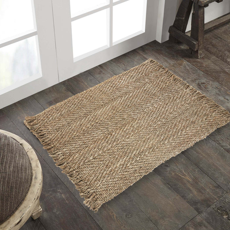 Natural Braided Jute Fringe Indoor Area Rug - Boho Chic Home Decor for Living Room, Bedroom & Nursery | Soft & Durable Floor Mat for Cozy Spaces