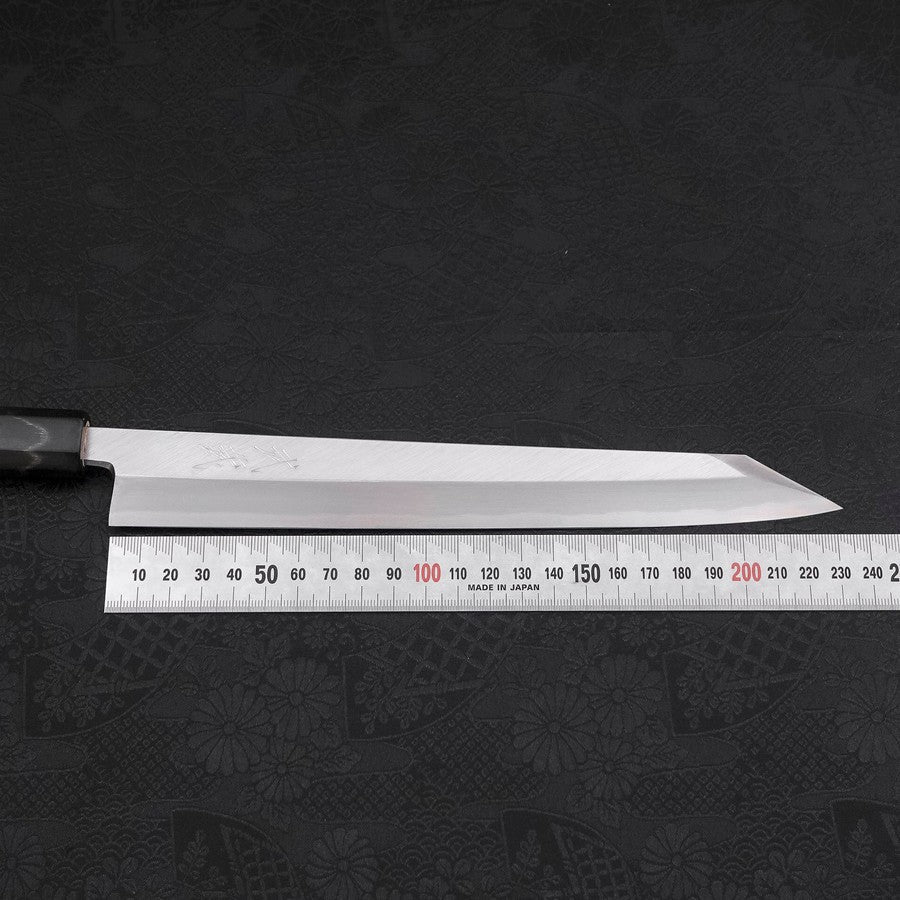 Premium Yanagi Kiritsuke Knife 240mm - White Steel #2 with Kasumi Finish & Buffalo Magnolia Handle - Perfect for Sushi, Sashimi & Japanese Cuisine Preparation