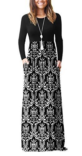 D-floral Black White