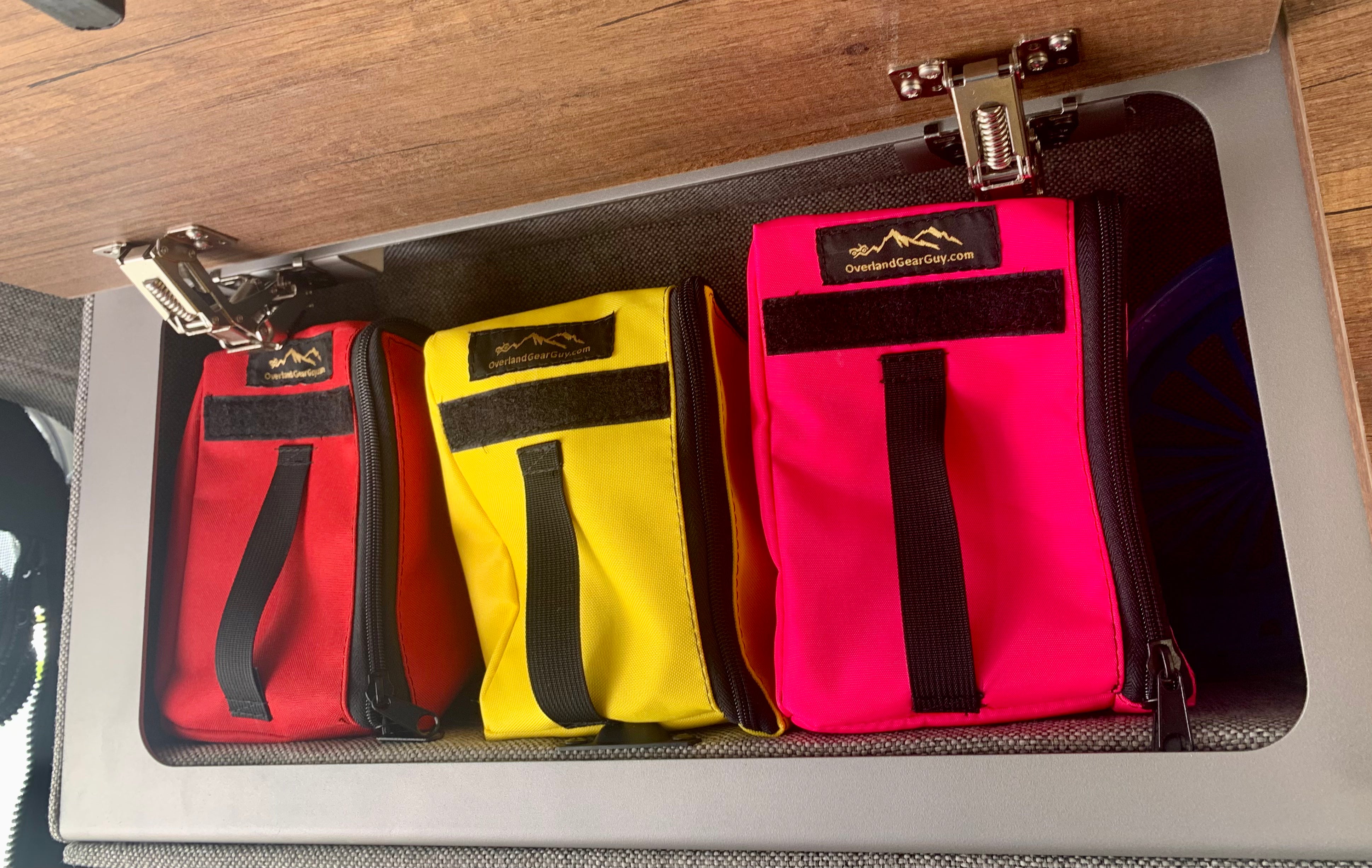 Storyteller Overhead Cabinet Storage Bags - Space Saving Organizer for Kitchen, Bathroom & Closet - Perfect for Storing Linens, Towels & Household Items