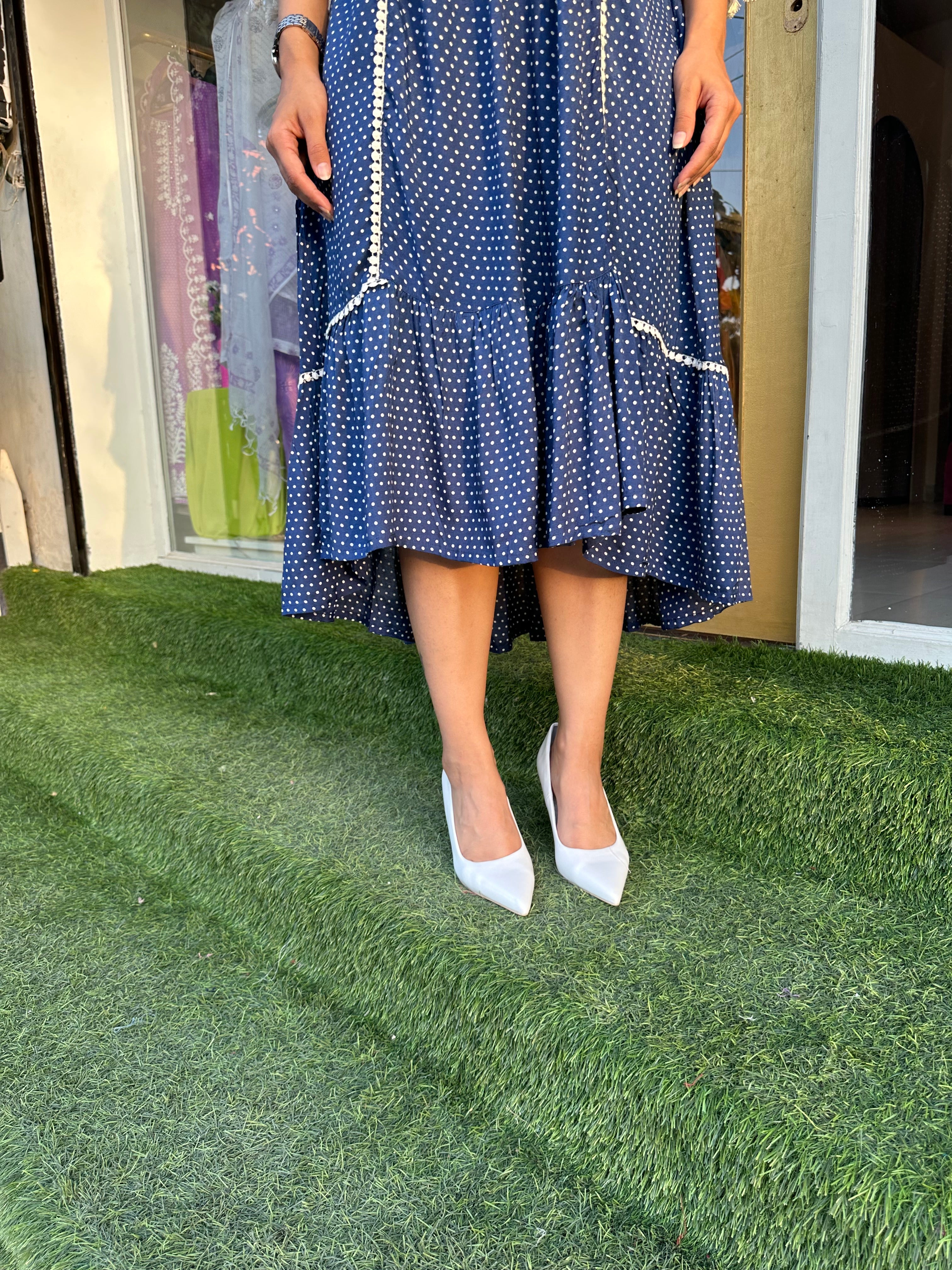 Breezy Blue Daydream Dress - Flowy Summer Maxi Dress for Women | Perfect for Beach Vacations, Outdoor Weddings & Boho Festivals