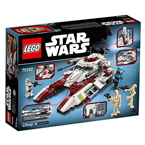 LEGO Star Wars Republic Fighter Tank 75182 Building Kit for Kids Ages 8-14 | 518 Pieces | Creative Construction Toy | Perfect for Star Wars Fans, Birthday Gifts & STEM Learning Activities
