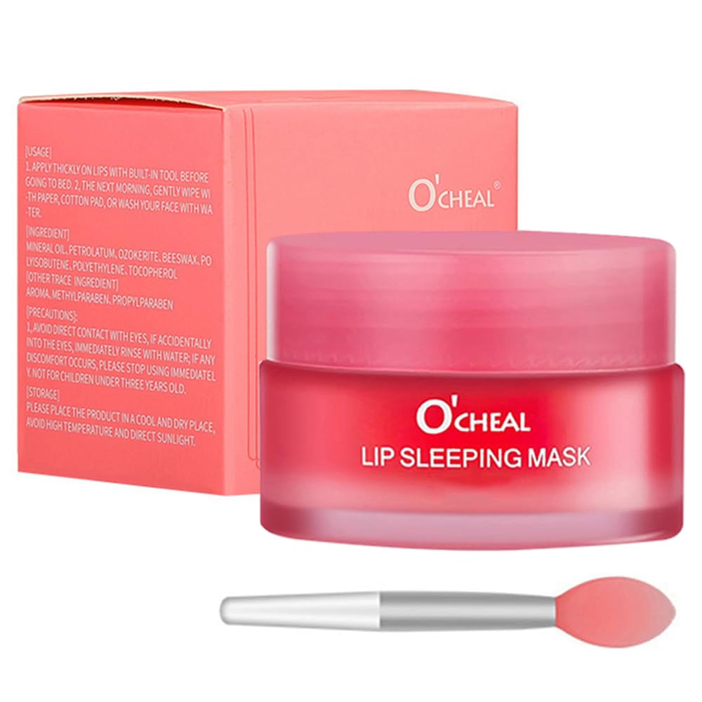 Berry Lip Sleeping Mask - Overnight Hydrating Lip Treatment for Very Dry & Cracked Lips, Moisturizing Lip Balm for Night Use | Perfect for Winter Care, Travel & Daily Lip Repair
