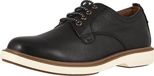 Black Smooth/White Sole