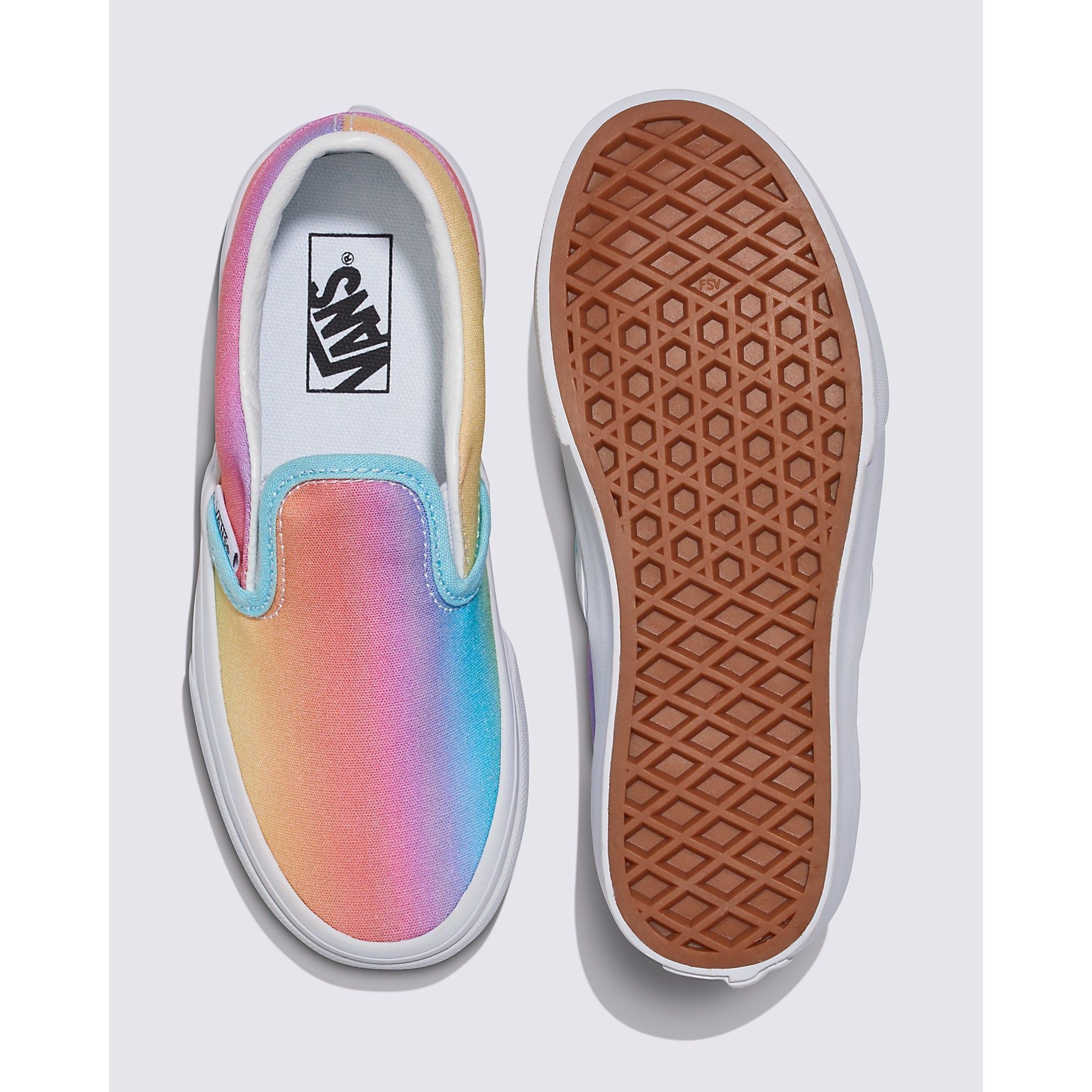 Vans Kids Classic Slip-On Shoes | Comfortable Canvas Sneakers for Boys & Girls | Perfect for School, Play & Everyday Wear