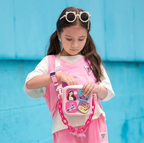 Stylish Barbie-Themed Shoulder Sling & Handbag for Girls - Cute Fashion Accessory for Barbie Lovers | Perfect for School, Parties & Everyday Use