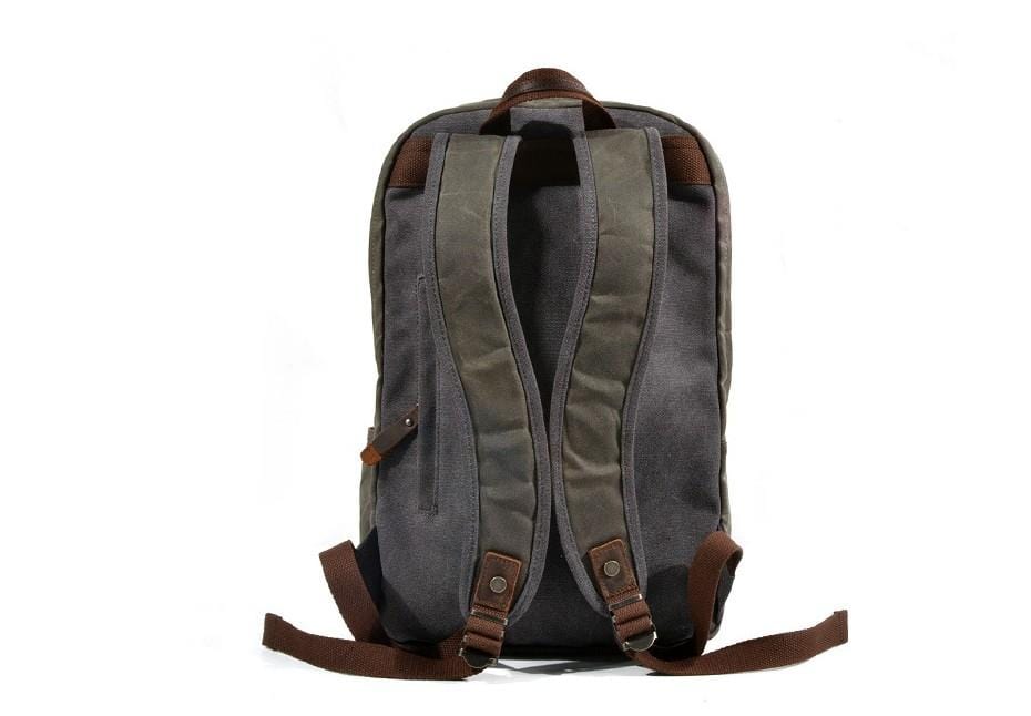 Stylish Black Canvas Backpack for Women - Durable & Lightweight Travel Daypack - Perfect for College, Work, Hiking & Everyday Use