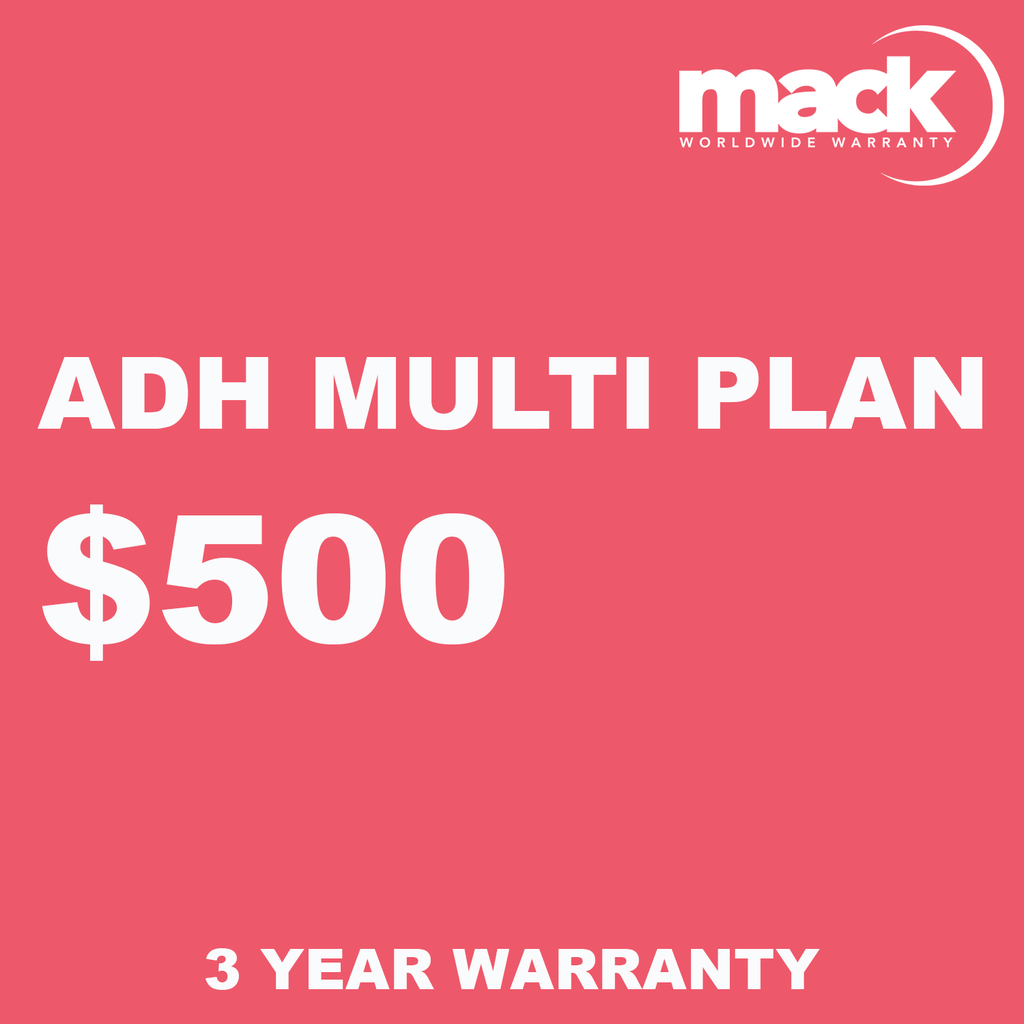 MACK 3-Year ADH Multi Plan Warranty for Laptops & Electronics - Affordable Protection Under $500 | Perfect for Students, Professionals & Home Office Use