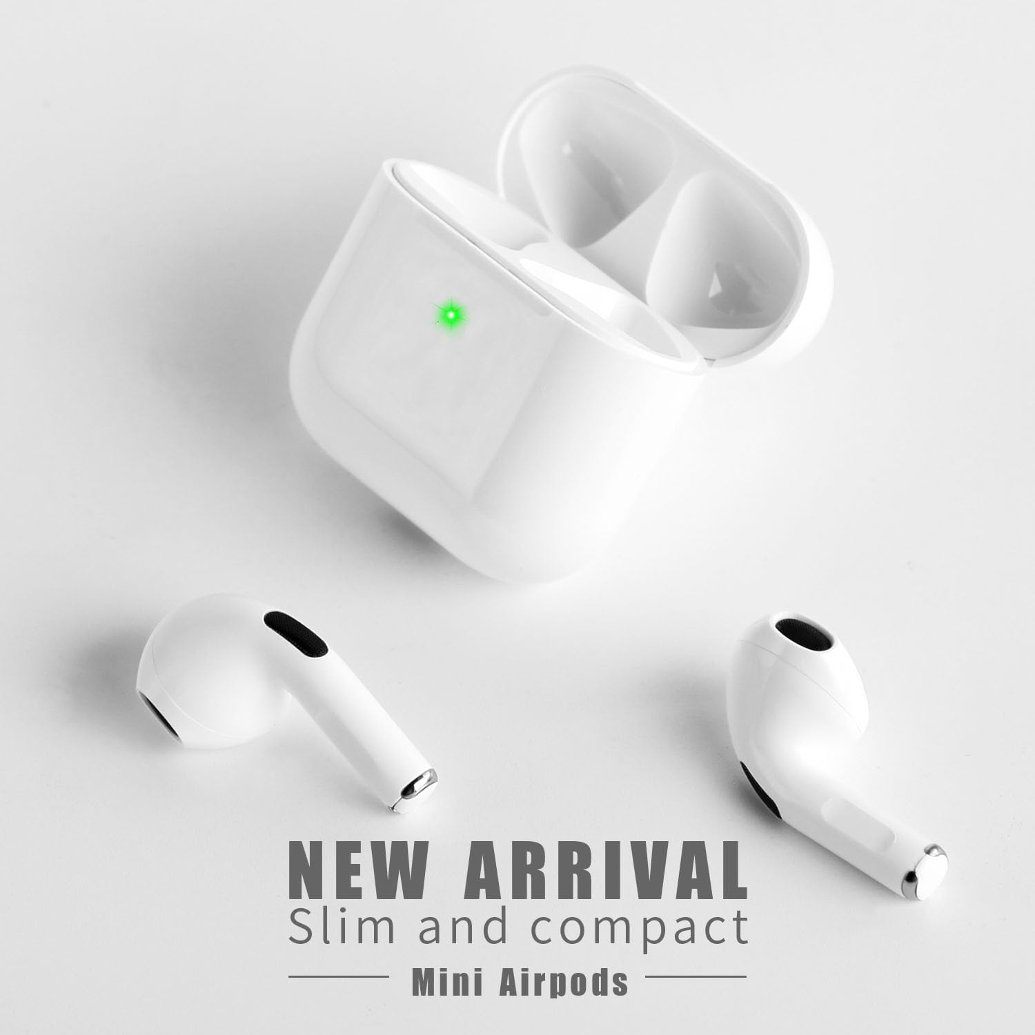 Budi TWS Wireless Earbuds Bluetooth 5.0 Hi-Fi Stereo Touch Control Earbuds with Noise Cancellation for Gym Running Workout Travel (Black) - Perfect for Sports, Commuting & Music Lovers