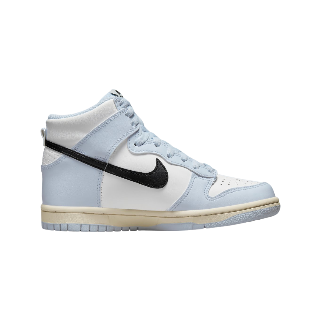 Nike Dunk High GS Aluminum White Black - Stylish Sneakers for Women & Girls - Perfect for Casual Wear, School & Street Fashion