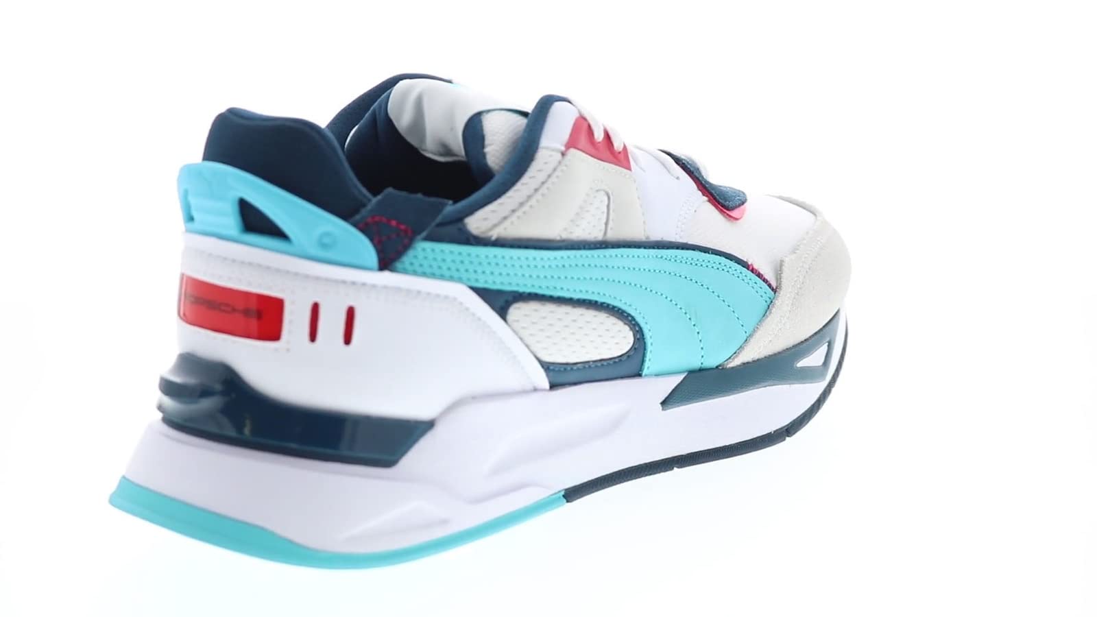 PUMA Men's Porsche Legacy Mirage Sport White Lifestyle Sneakers - Size 11.5 | Casual Walking Shoes for Men | Perfect for Gym, Running & Everyday Wear