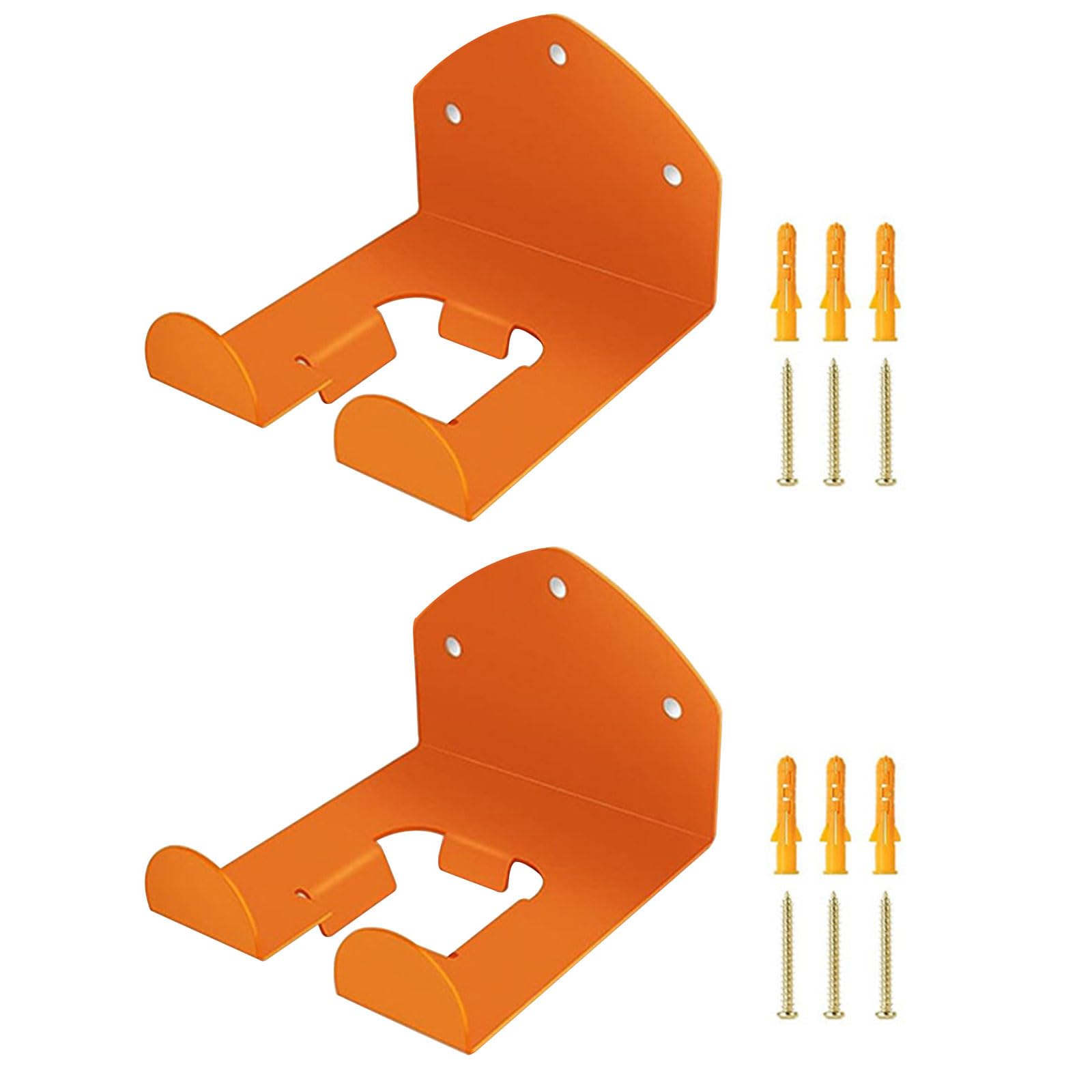 BWANGIAO 2-Pack Heavy Duty Garage Storage Hooks - Wall Mounted Tool Organizer Rack for Ladders, Garden Tools & Hoses - Perfect for Garage, Shed & Workshop Organization