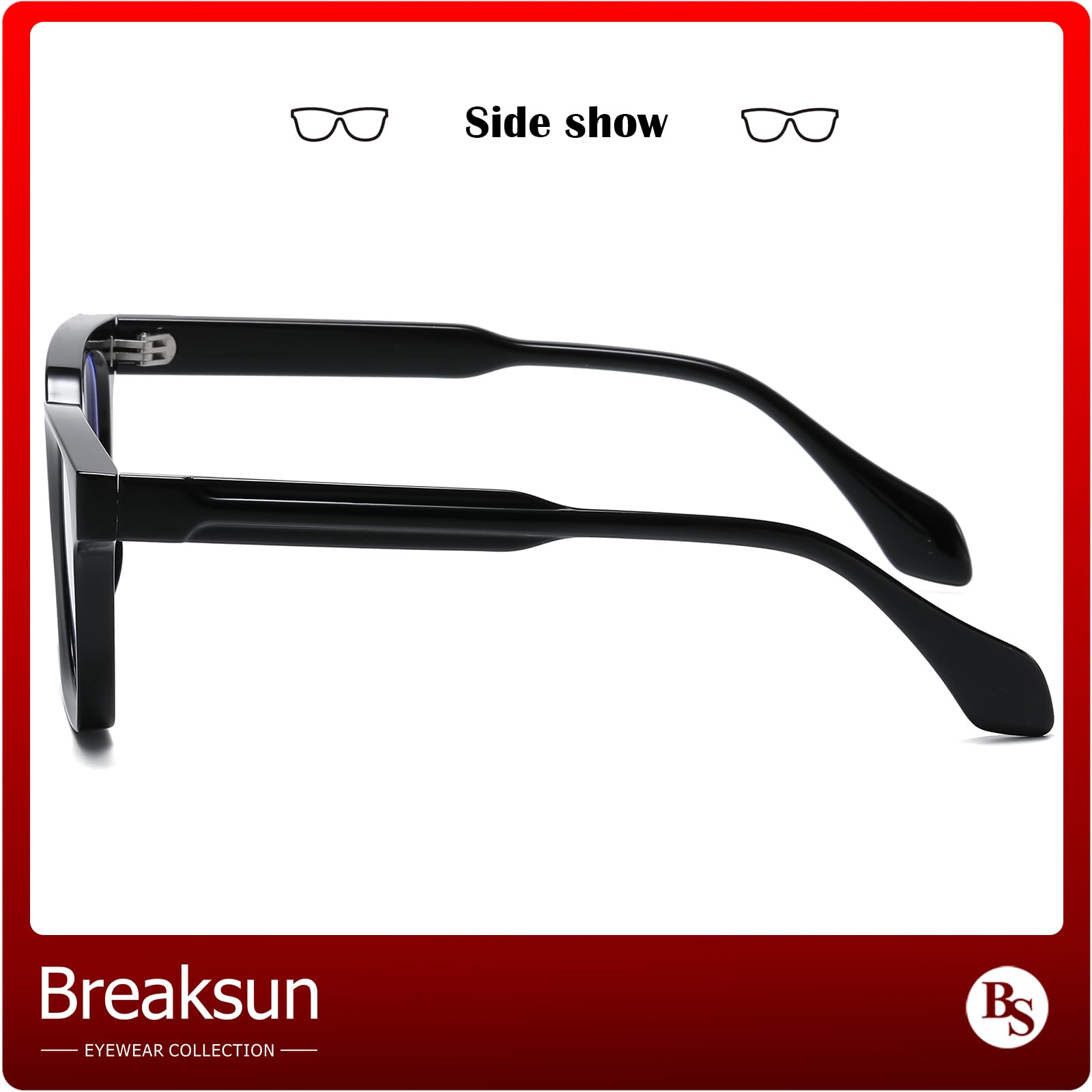 Stylish Square Glasses for Women & Men - Classic Anti Blue Light Clear Lens Frames | Perfect for Work, Gaming & Screen Time Protection