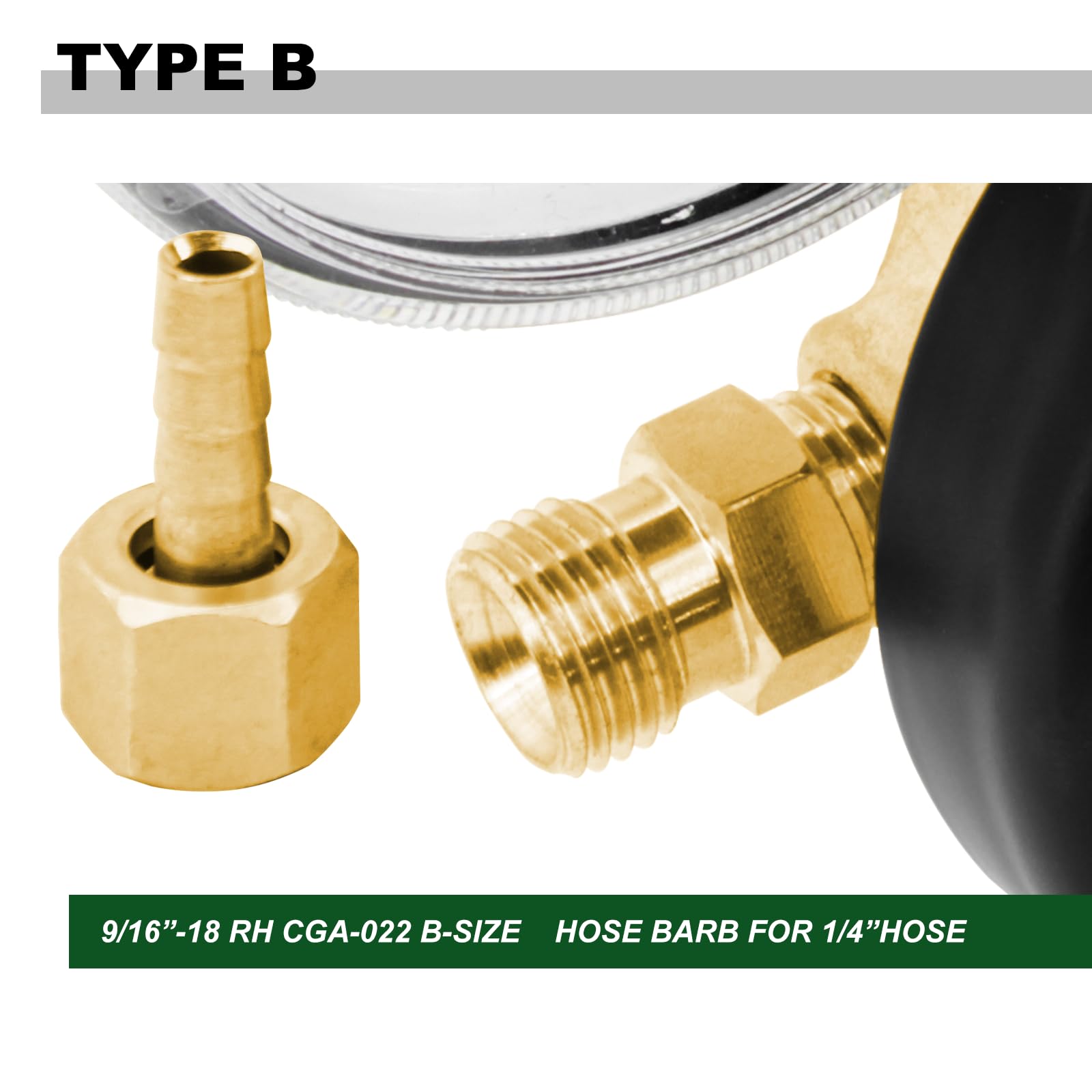 Oxygen Regulator for Medium Duty Welding Torch - CGA540 Compatible - Perfect for MIG, TIG & Oxy-Acetylene Welding Projects