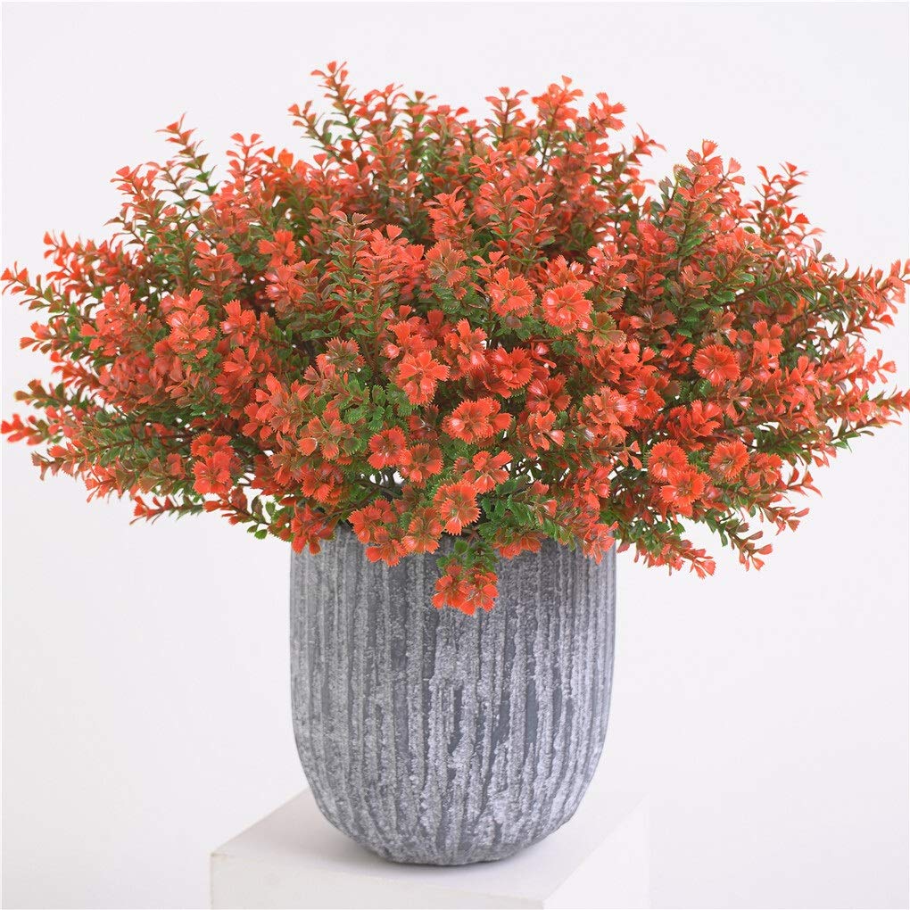 Lucky Four-Leaf Clover Artificial Plant - Home Office Decor, Wedding Party Centerpiece, Fake Clover Plant for Good Luck Charm (Green) - Perfect for Desk Decor, Gift Giving & Feng Shui Arrangements