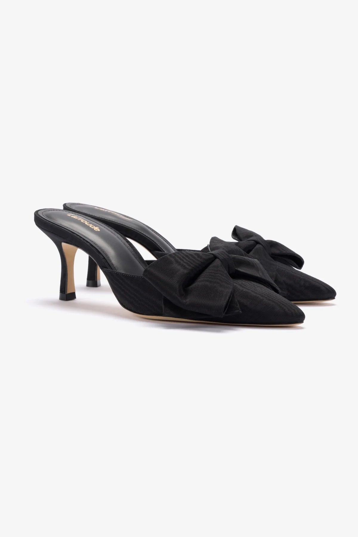 Mini Elle Pump in Black Fabric - Elegant Women's Heels for Work, Party & Evening Wear - Perfect for Office, Date Night & Special Occasions