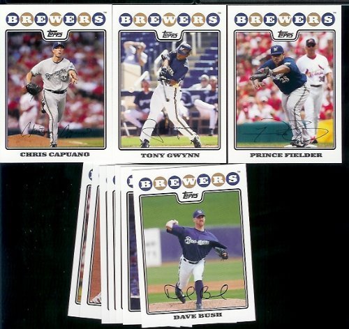 Milwaukee Brewers Baseball Cards Collection - Complete Topps Team Sets 2007-2011 with All Regular Issue Cards, Stars & Rookie Cards | Perfect for Baseball Memorabilia Collectors, Sports Fans & Gift Ideas