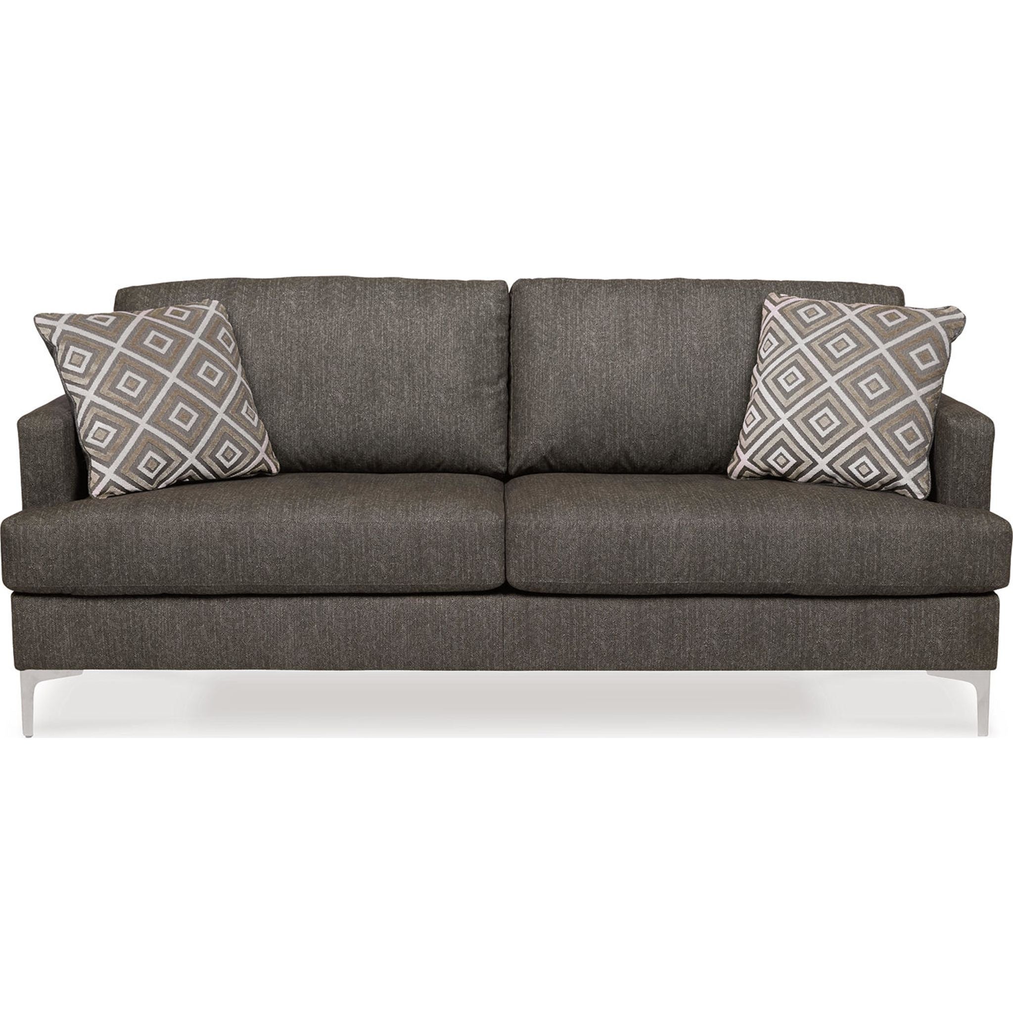 Arcola Sofa Java - Modern Comfortable Fabric Sofa for Living Room, Lounge & Home Decor | Perfect for Small Spaces, Apartments & Cozy Gatherings