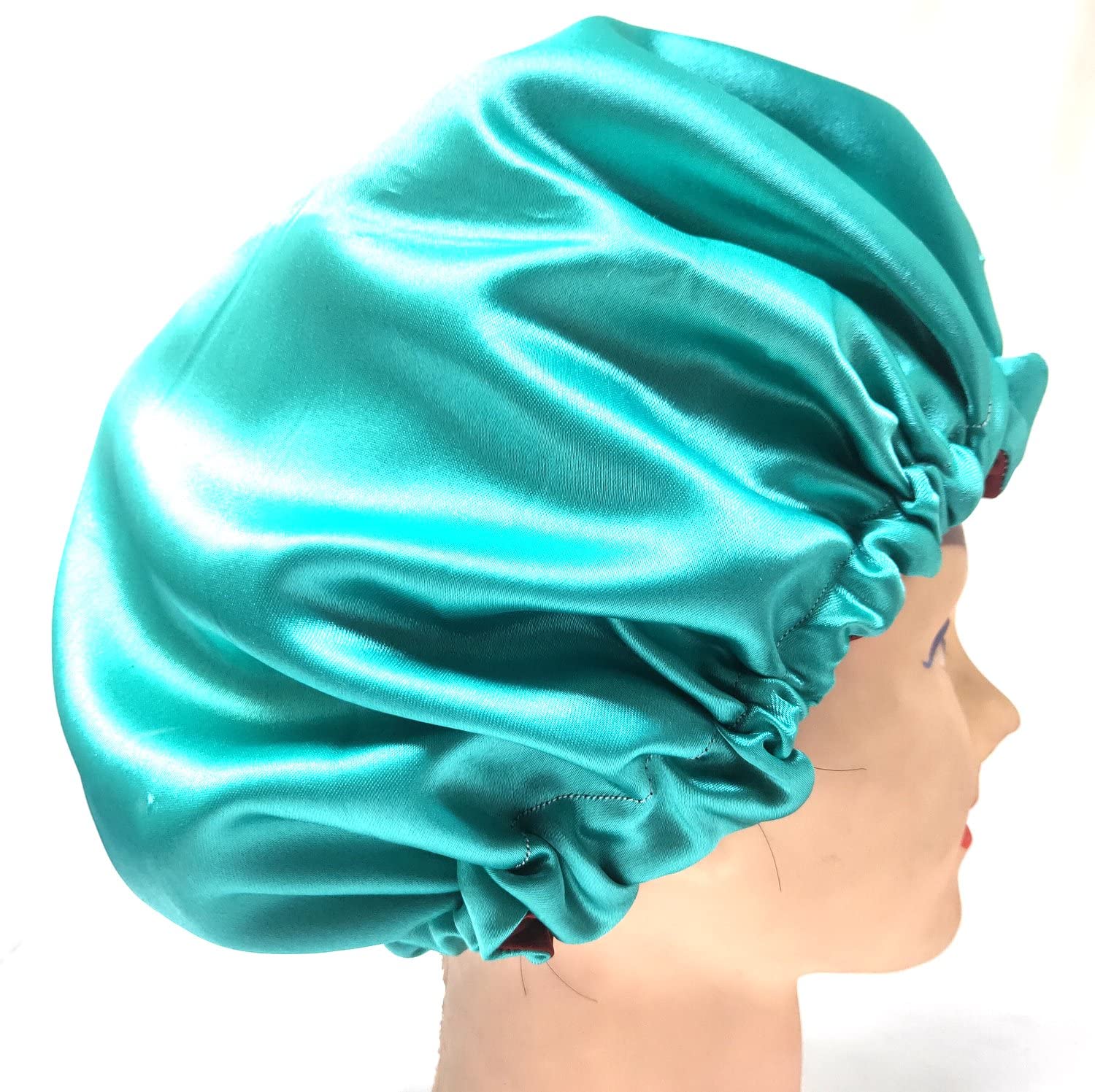 Anokhi Ada Dual Layer Satin Bonnet for Girls & Women - 36-08 - Soft & Breathable Hair Protection for Sleeping & Styling - Perfect for Curly, Natural & Protective Hairstyles