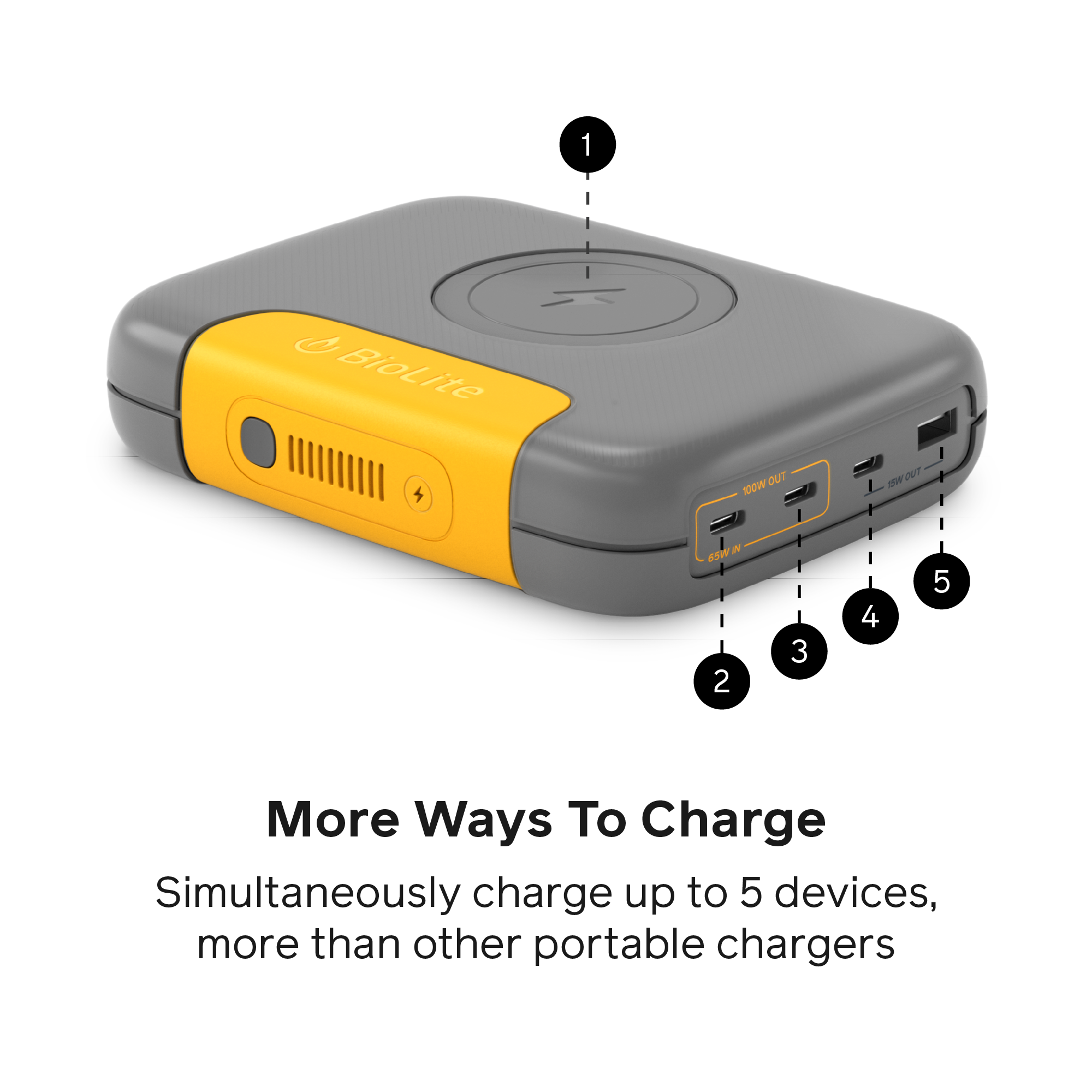 Charge 100 Max Fast Charging Power Bank with 20W PD - Portable Battery Pack for iPhone, Android, Travel & Outdoor Adventures