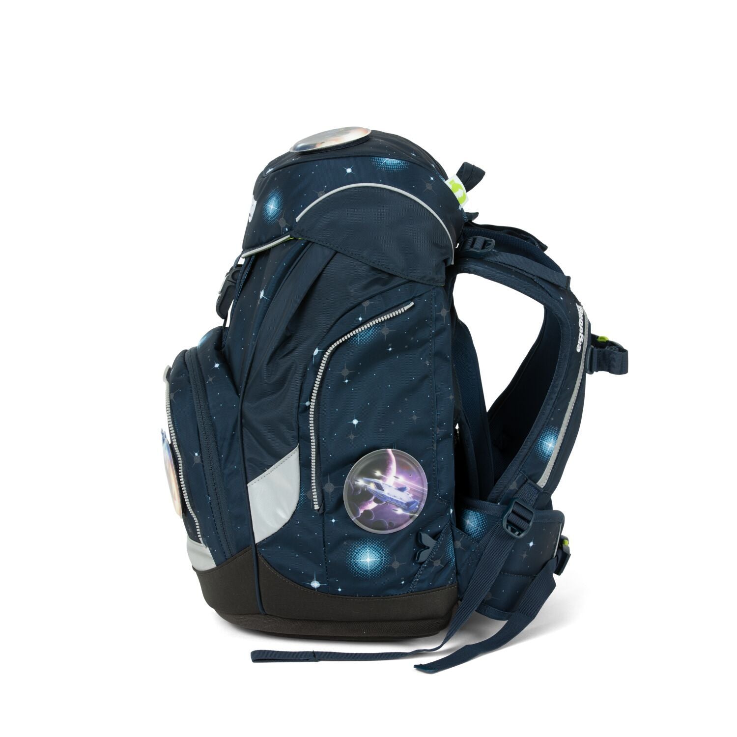 Ergobag Pack School Backpack 6-Piece Set - AtmosBear Glow Edition | Lightweight Kids Bookbag for Boys & Girls | Perfect for School, Travel & Outdoor Adventures