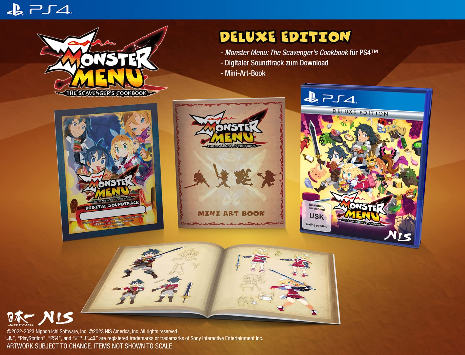 Monster Menu: The Scavenger's Cookbook - Deluxe Edition PS4 Game | RPG Adventure Cooking Simulation | Perfect for Horror Fans & Cooking Enthusiasts
