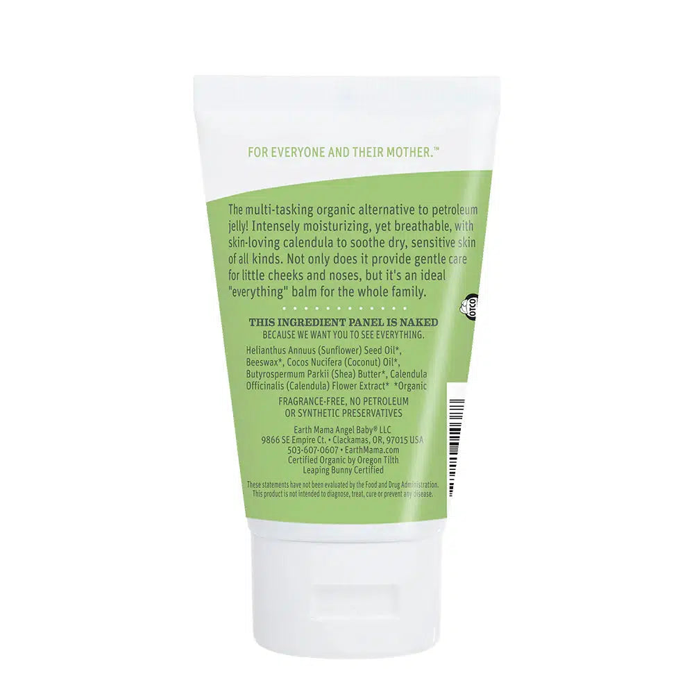 Earth Mama Organics Organic Face, Nose & Cheek Balm - Natural Moisturizer for Dry Skin, Windburn & Cold Weather Protection - Perfect for Daily Skincare & Outdoor Activities