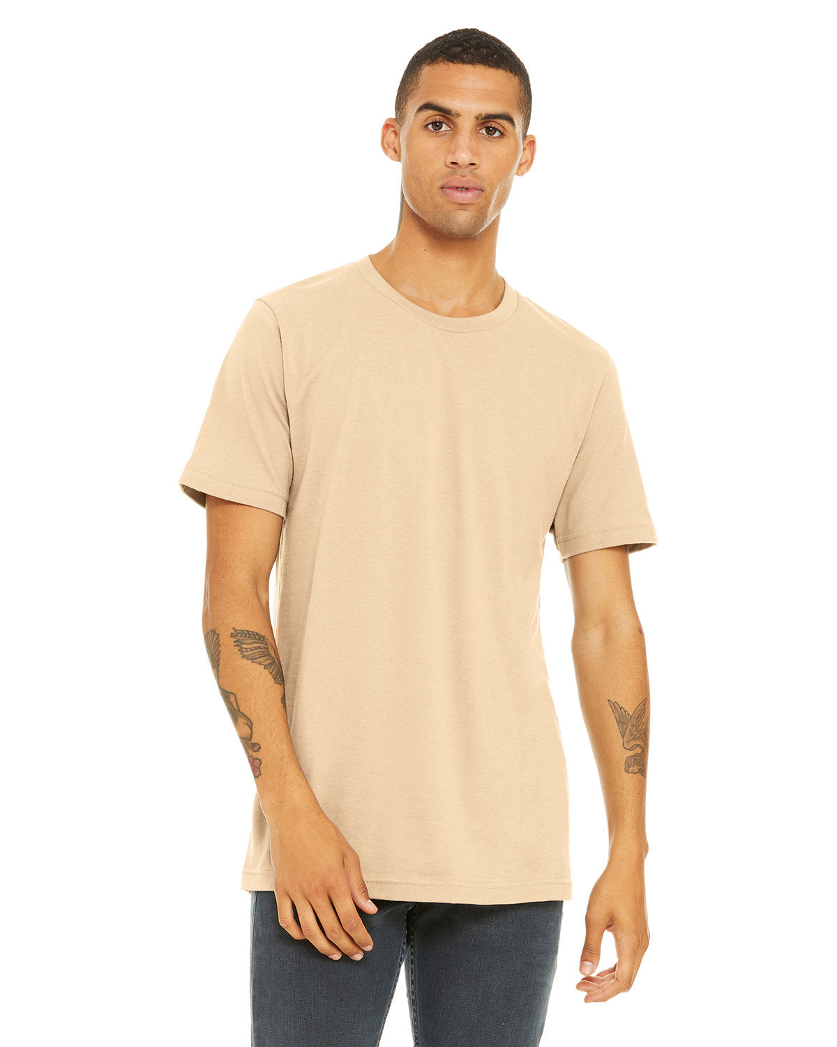 Bella + Canvas 3001C Unisex Jersey Short Sleeve T-Shirt - Soft Cotton Crew Neck Tee for Men & Women - Perfect for Casual Wear, Screen Printing & Everyday Outfits