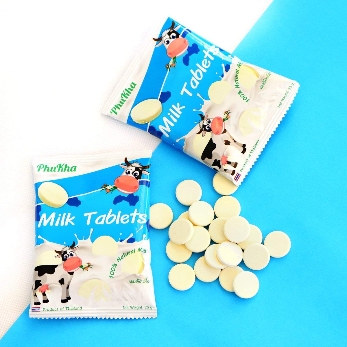 (25g x 6 Packs) Sweetened Milk Tablet Candy - Healthy Aromatic Snack for Kids & Adults | Perfect for Lunchboxes, Office Treats & Travel Snacks