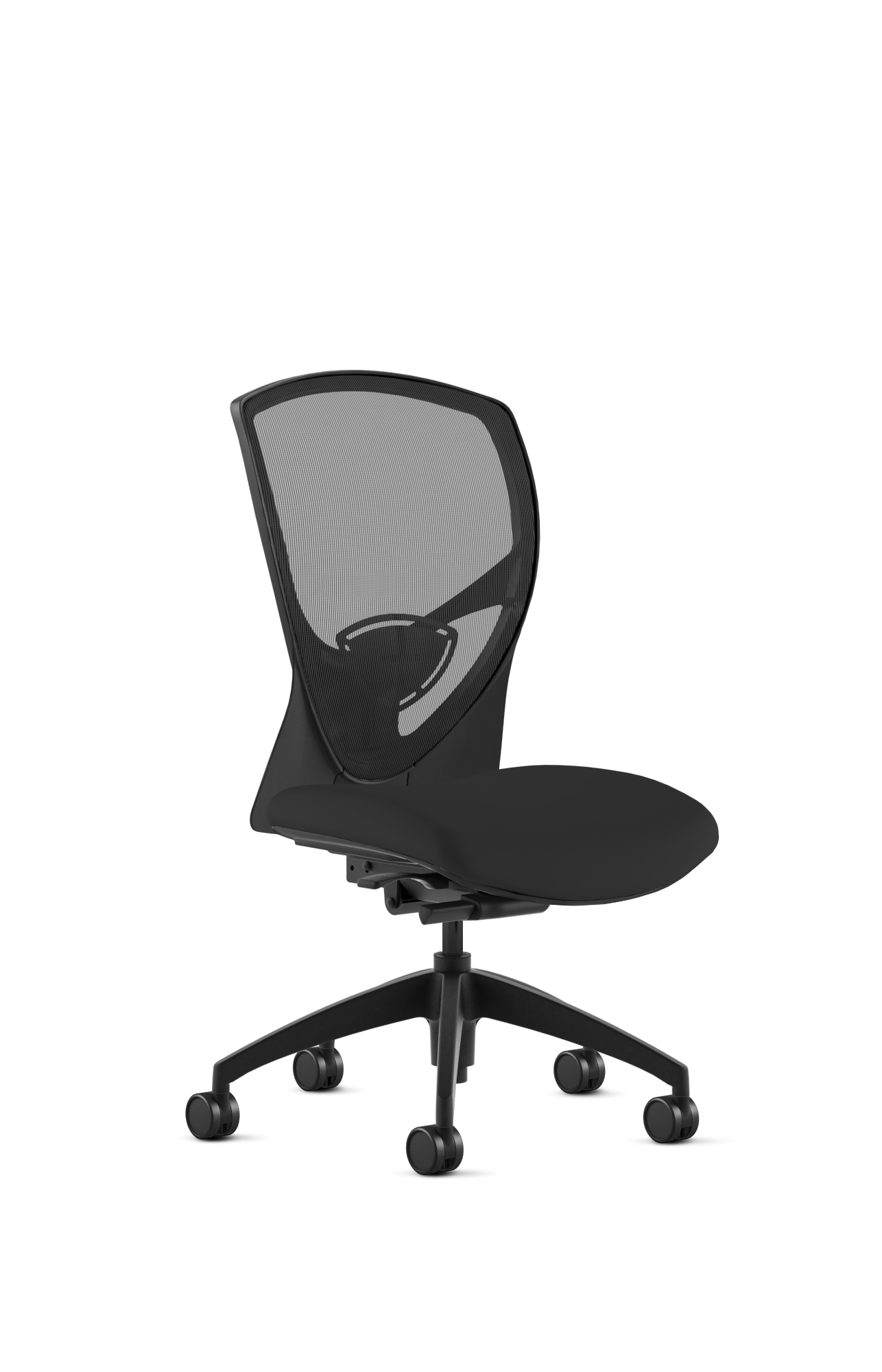 9 to 5 Theory Mid Back Ergonomic Office Chair with Adjustable Seat Slider - Lumbar Support Mesh Task Chair for Home & Office Workspace (Model 2160) - Perfect for Long Hours of Computer Work, Gaming, and Remote Working