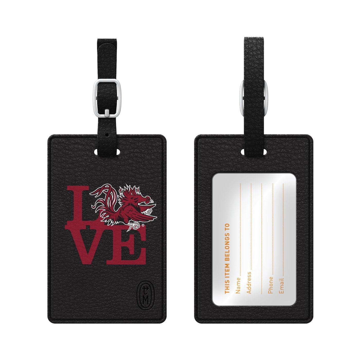 Personalized Luggage Tag - University of South Carolina Gamecocks Themed Travel Accessory for Suitcases, Backpacks & Duffel Bags | Perfect for Alumni, Students & Fans Traveling to Games & Vacations