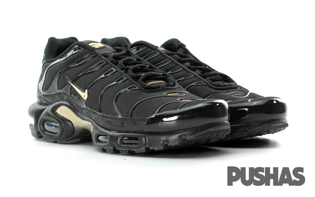Nike Air Max TN Plus 'Black Gold' Men's Running Shoes (2019) - Comfortable Cushioned Sneakers for Jogging, Gym Workouts & Casual Wear