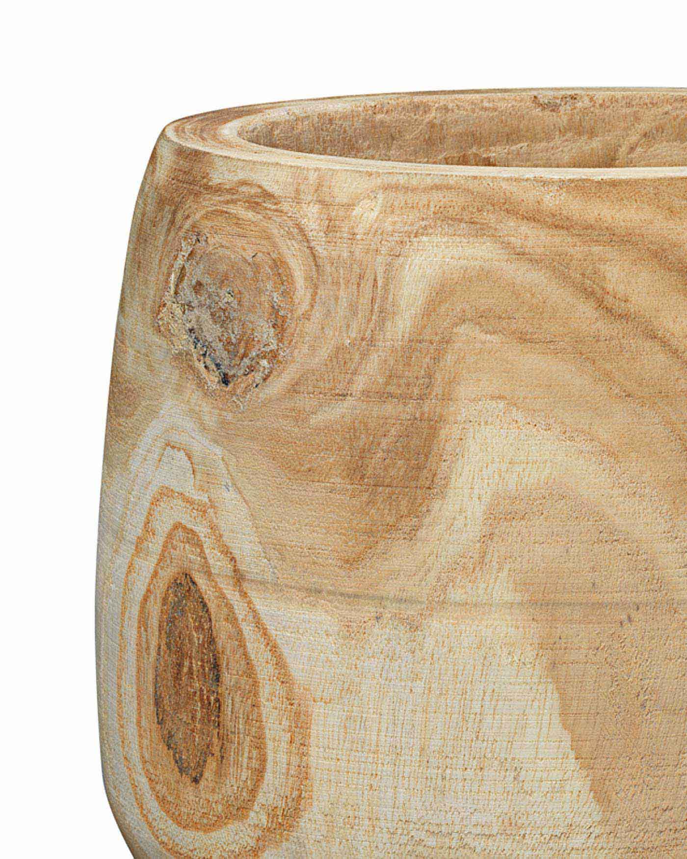 Handcrafted Brea Wooden Vase - Natural Home Decor for Flowers, Centerpiece & Boho Style - Perfect for Living Room, Wedding, Farmhouse Decor