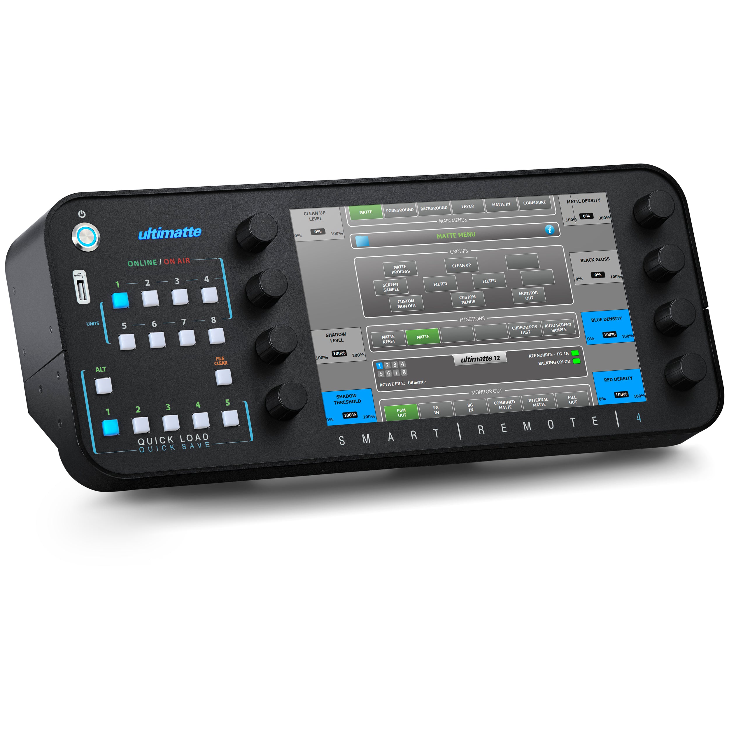 Blackmagic Design Smart Remote 4 for Ultimatte - Professional Matte Keying Controller for Video Production | Perfect for Live Streaming, Film & TV Studios
