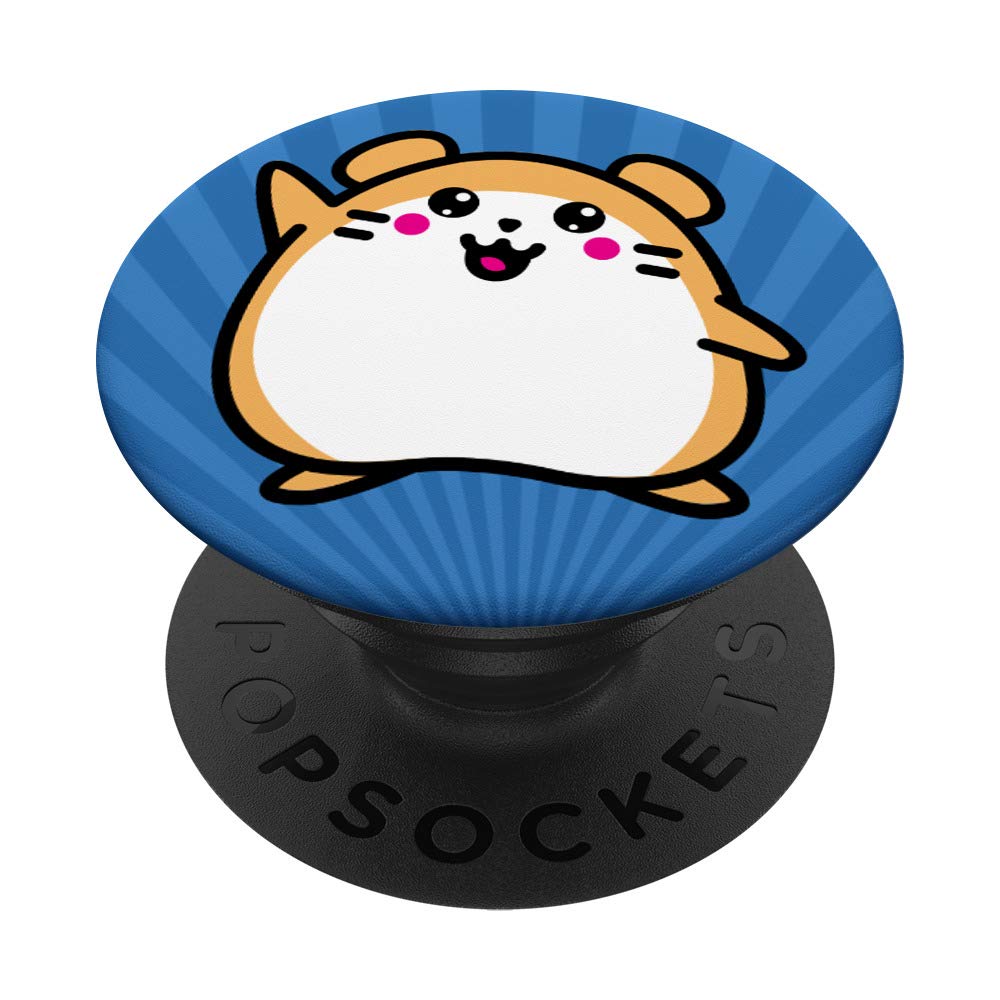 Kawaii Japanese Anime Hamster PopSockets Swappable PopGrip - Cute Phone Grip for iPhone & Android - Perfect for Anime Fans & Kawaii Lovers