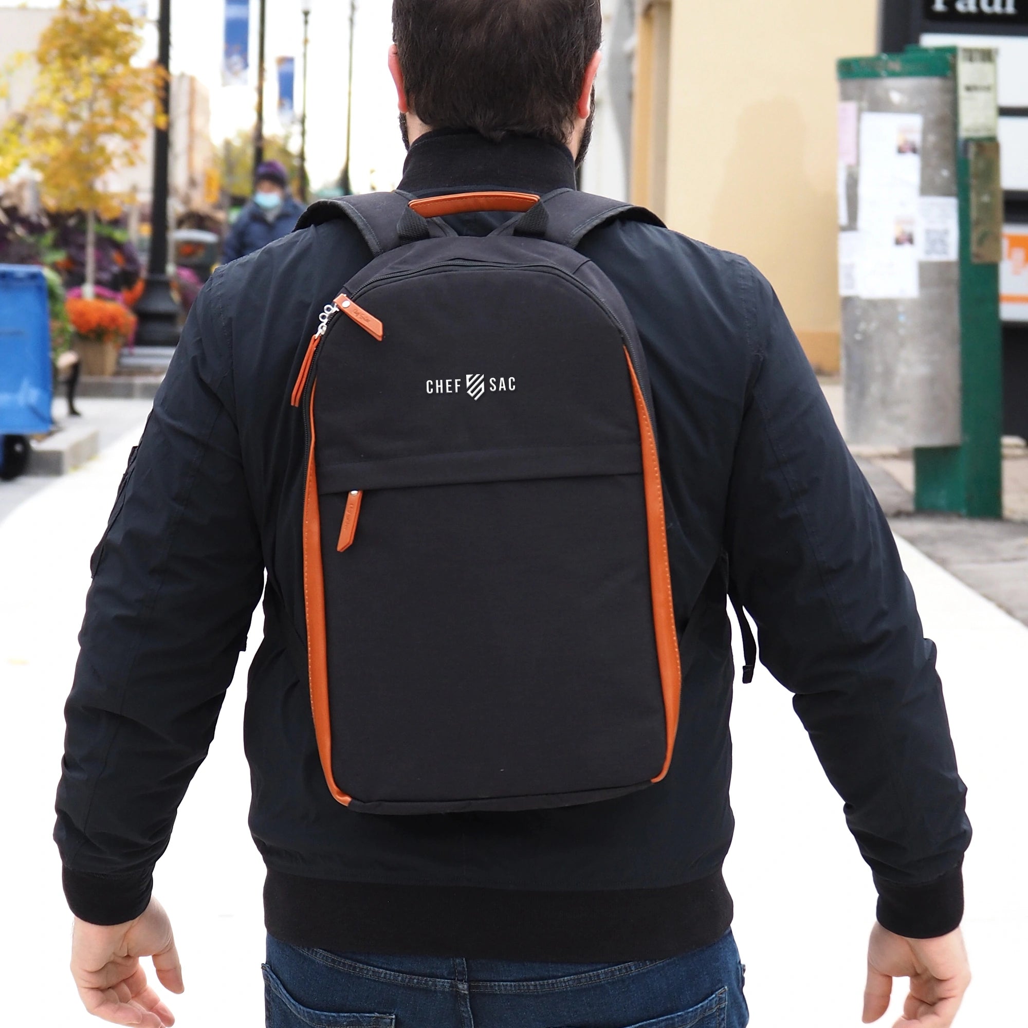 Premium Magnetic Chef Knife Backpack - Professional Kitchen Knife Storage with Strong Magnets for Secure Hold - Perfect for Chefs, Camping, Travel & Outdoor Cooking
