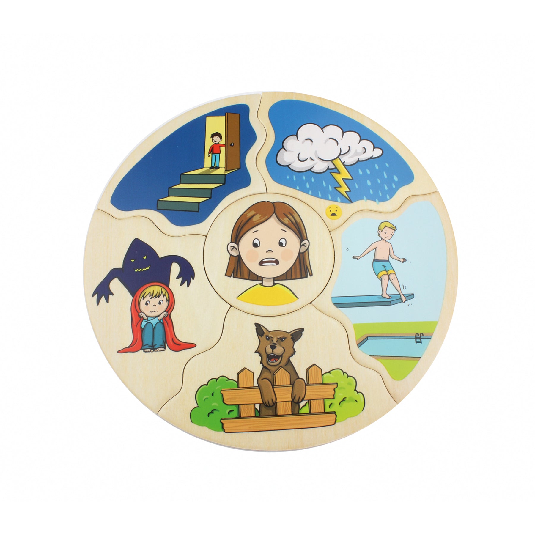 Beleduc Humanico Emotions Puzzles - Social Emotional Learning Game for Kids - Enhance Emotional Intelligence & Social Skills at Home or School
