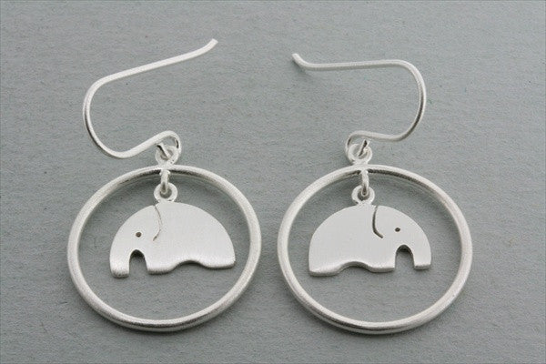 Stylish Elephant Hoop Earrings for Women - Trendy Animal Jewelry for Everyday Wear & Special Occasions