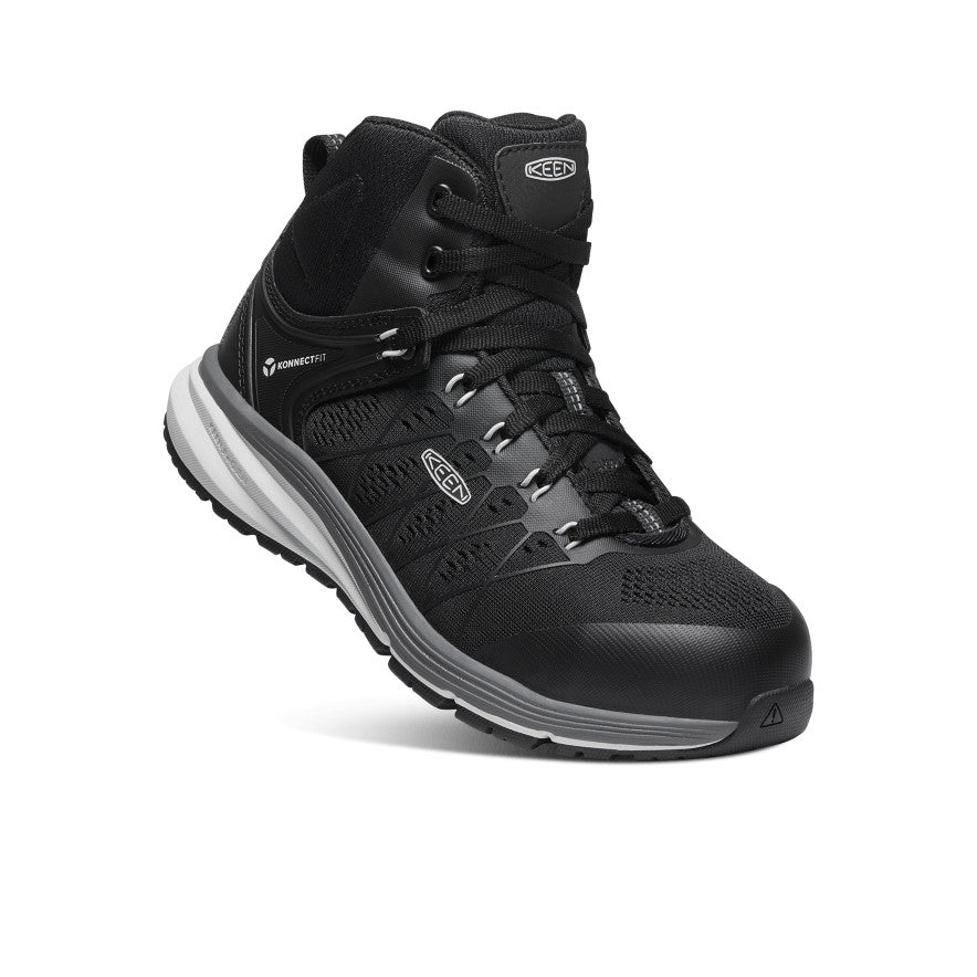 Women's Vista Energy Mid Carbon Toe Work Boots - Vapor/Black | Slip-Resistant & Comfortable for Construction, Hiking & Outdoor Work
