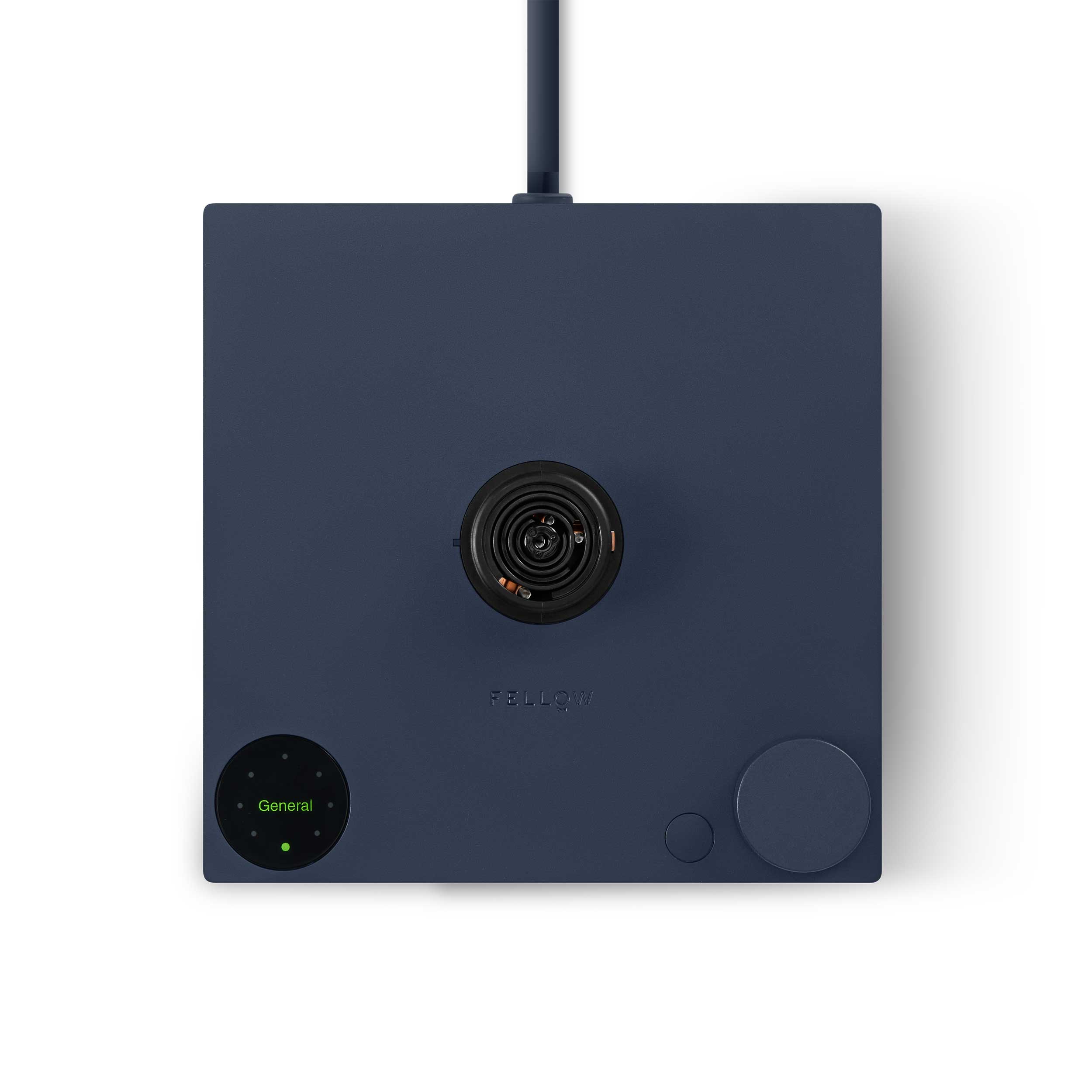 Fellow Stagg EKG Pro Electric Gooseneck Kettle - Precision Temperature Control, Fast Heating, Stone Blue with Walnut Handle - Perfect for Pour Over Coffee, Tea Brewing & Home Barista Use
