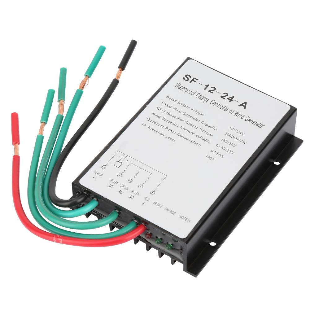 Shanrya Solar Charge Controller - Waterproof & Anti-Rust Generator Regulator for Solar Street Lights, Garden Lights, Yard Lighting - Perfect for Outdoor Solar Power Systems, Home & Commercial Use