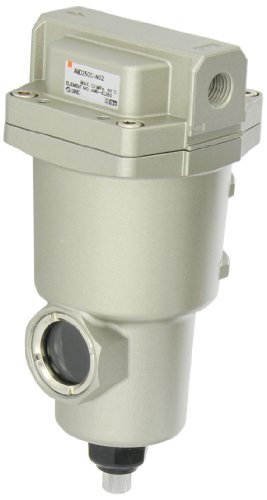 SMC AMD250C-N02 Micro Mist Separator Compressed Air Filter - 0.01 Micron Filtration, 1/4