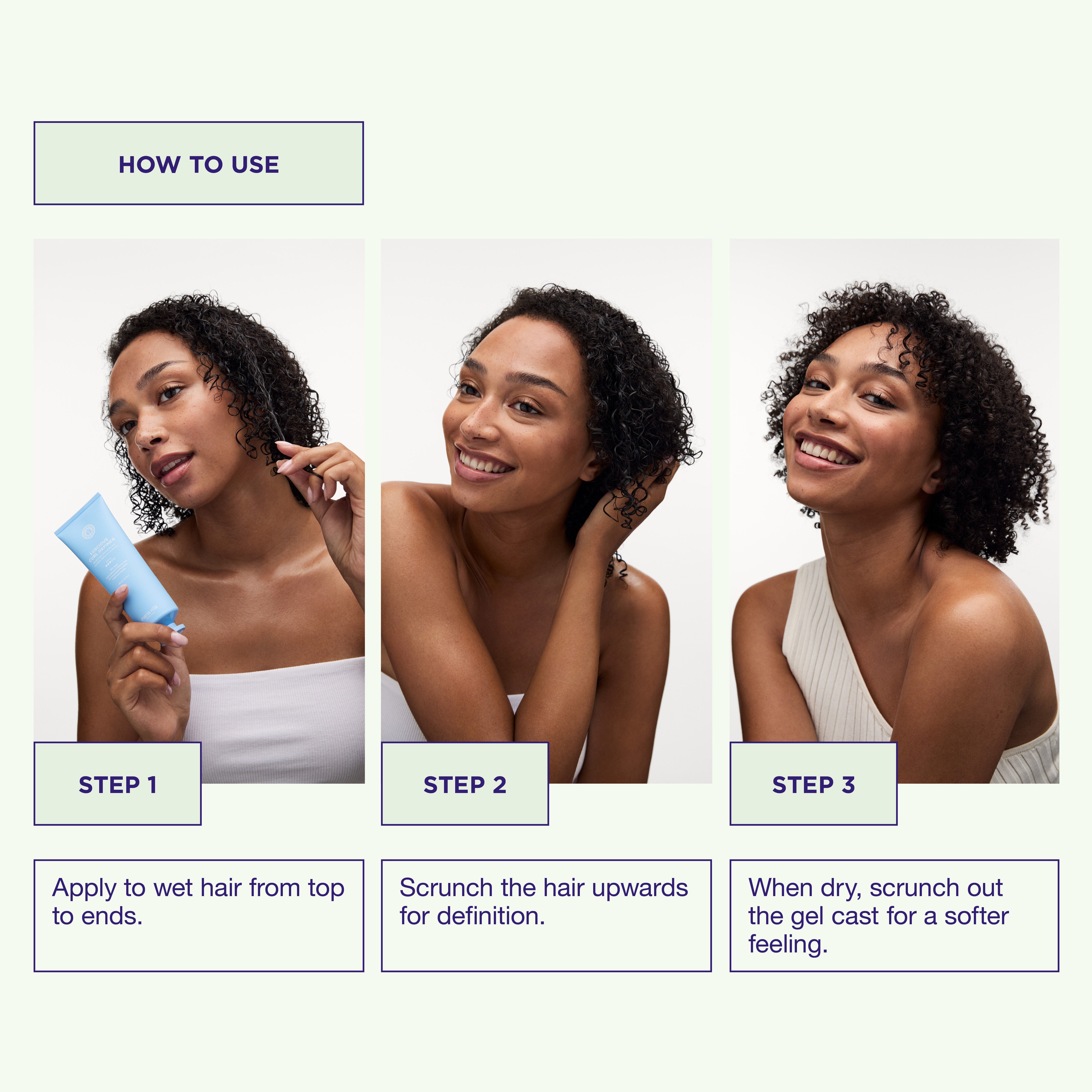Luscious Curl Definer for Natural Curly Hair - Hydrating Styling Cream for Defined Curls & Frizz Control - Perfect for Daily Styling & Special Occasions