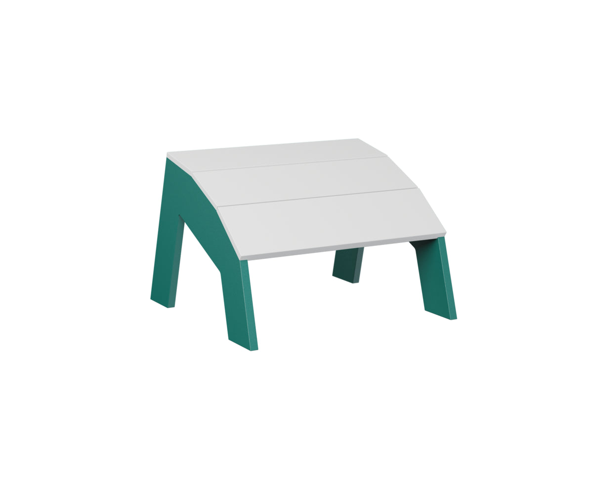 Berlin Gardens Nordic Adirondack Footstool - Outdoor Patio Furniture, Solid Wood Footrest for Garden, Deck & Poolside Relaxation