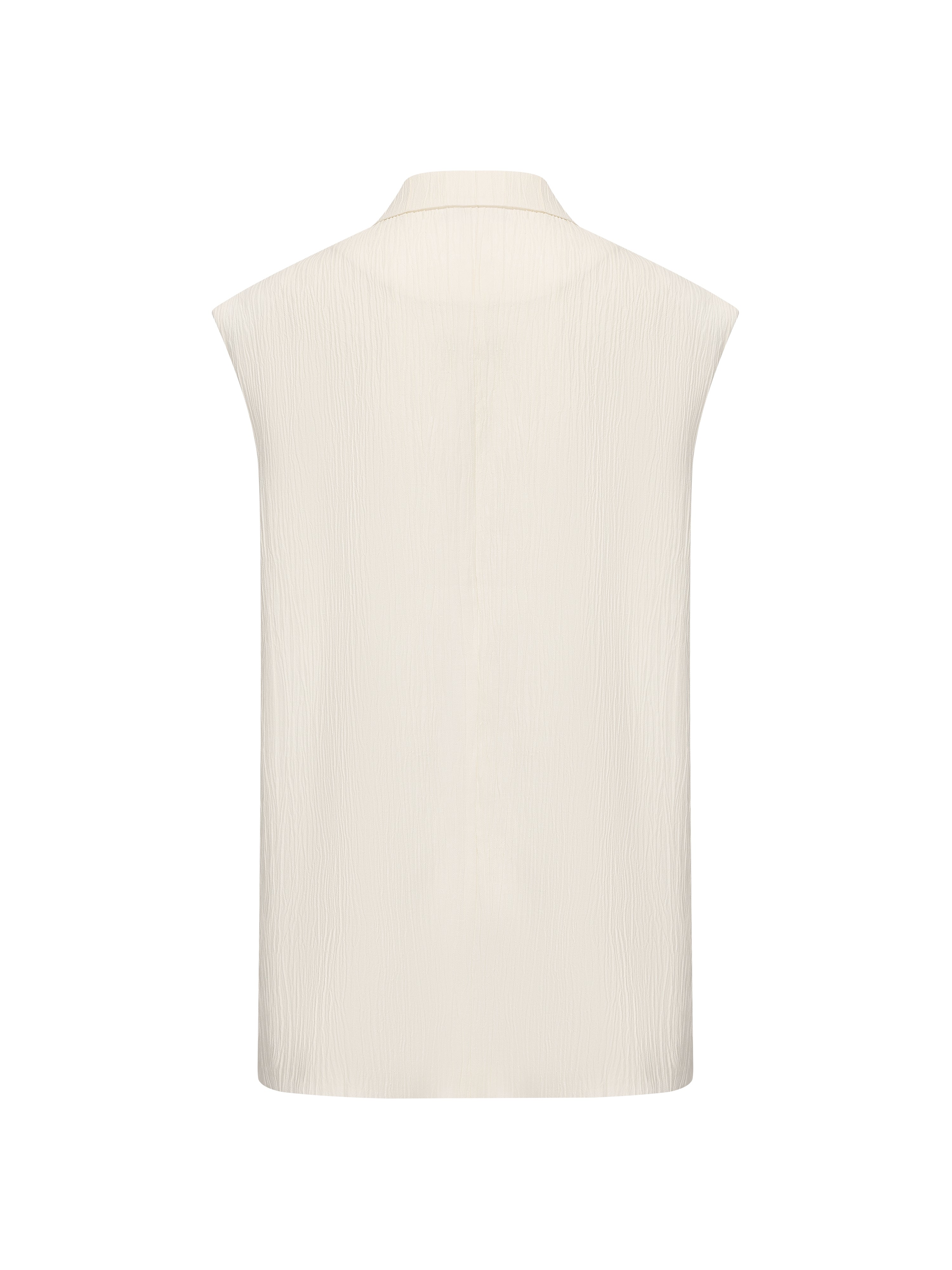 Stylish Oversized Jacquard Waistcoat Vest for Women - Elegant Floral Embroidery, Loose Fit Fashion Top - Perfect for Office, Date Night & Special Occasions