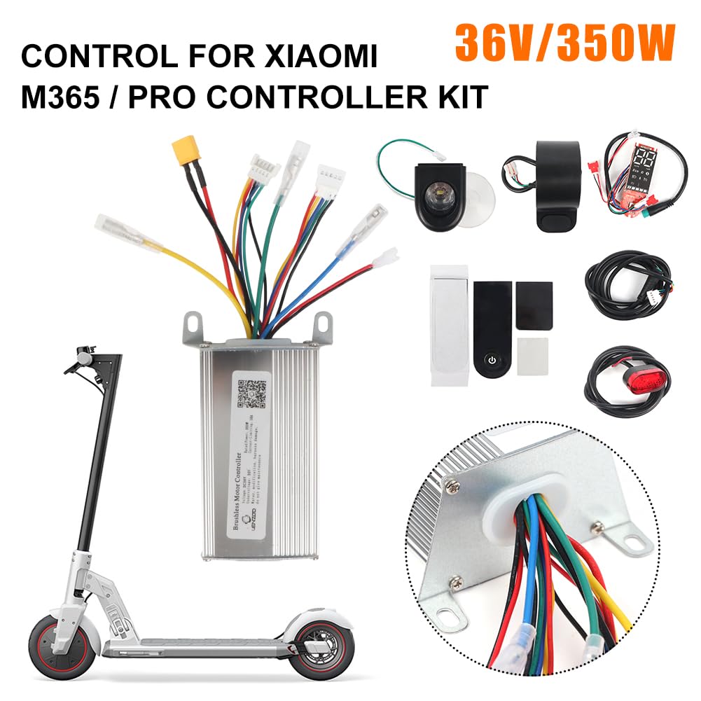 Xiaomi M365 Electric Scooter Controller Kit - 350W 36V Replacement Control Board with Brake System | Perfect for DIY Repairs & Performance Upgrades